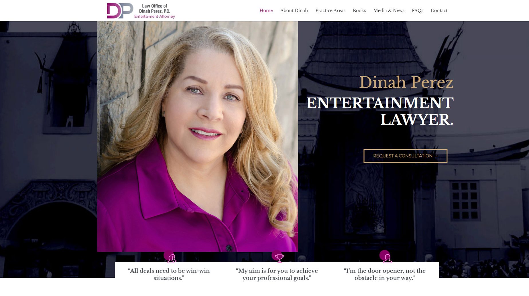Entertainment Law Website